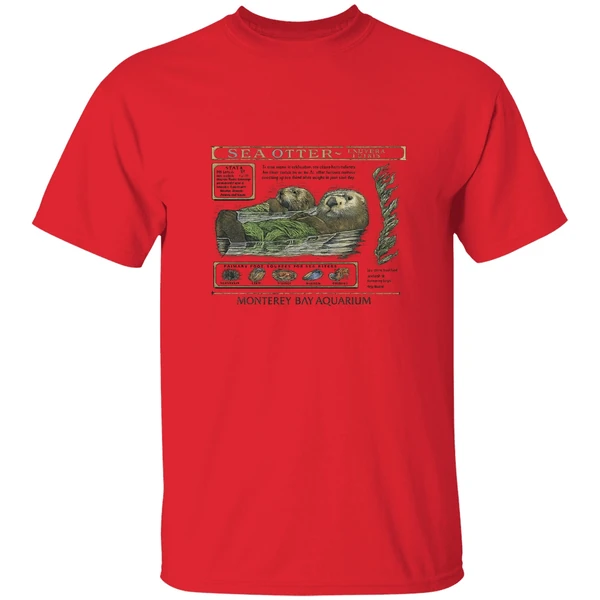 Taylor Sea Otter Enhydra Lutris Monterey Bay Aquarium Shirt - Image 6