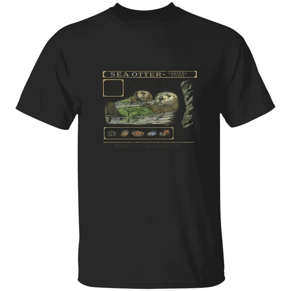 Taylor Sea Otter Enhydra Lutris Monterey Bay Aquarium Shirt - Image 9