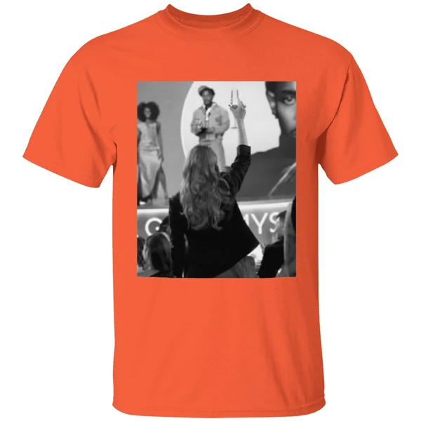 taylor swift celebrates kendrick lamar grammy win shirt orange