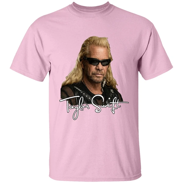 taylor swift dog the bounty hunter shirt lightpink