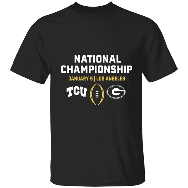 Tcu Horned Frogs Vs Georgia Bulldogs College Football Shirt