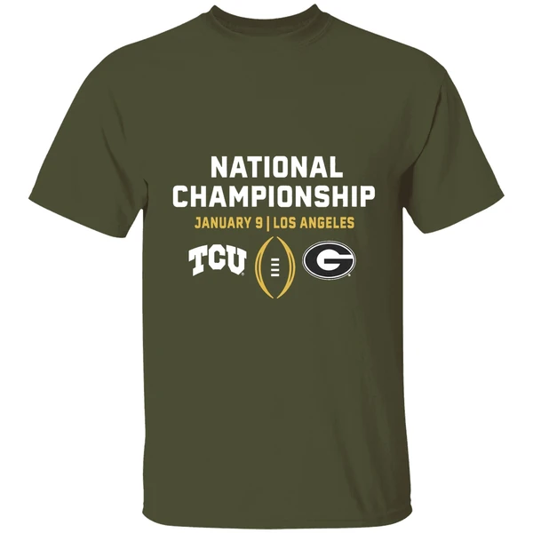 Tcu Horned Frogs Vs Georgia Bulldogs College Football Shirt - Image 4