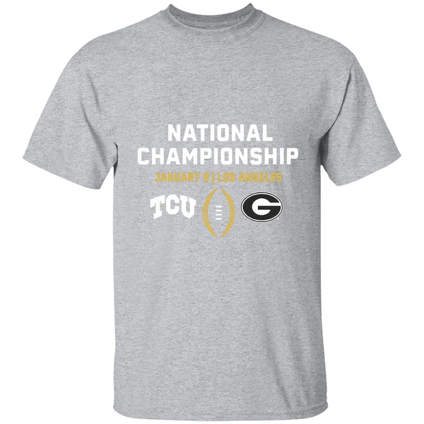 Tcu Horned Frogs Vs Georgia Bulldogs College Football Shirt - Image 9