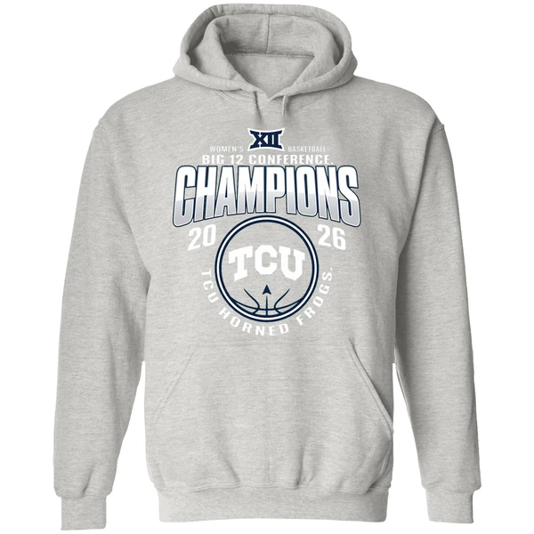 Tcu Horned Frogs Womens Basketball Big 12 Conference Champions 2026 Hoodie - Image 9