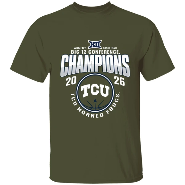 Tcu Horned Frogs Womens Basketball Big 12 Conference Champions 2026 Shirt - Image 4