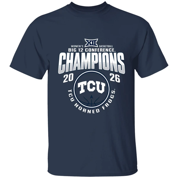Tcu Horned Frogs Womens Basketball Big 12 Conference Champions 2026 Shirt - Image 5