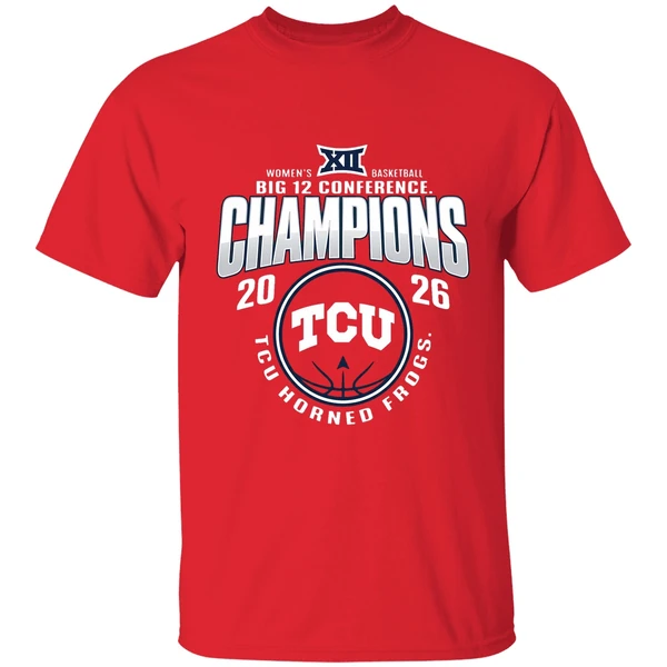 Tcu Horned Frogs Womens Basketball Big 12 Conference Champions 2026 Shirt - Image 7