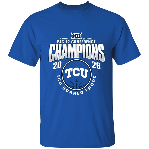 Tcu Horned Frogs Womens Basketball Big 12 Conference Champions 2026 Shirt - Image 8