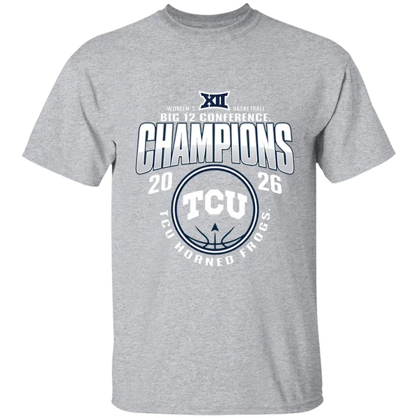 Tcu Horned Frogs Womens Basketball Big 12 Conference Champions 2026 Shirt - Image 9