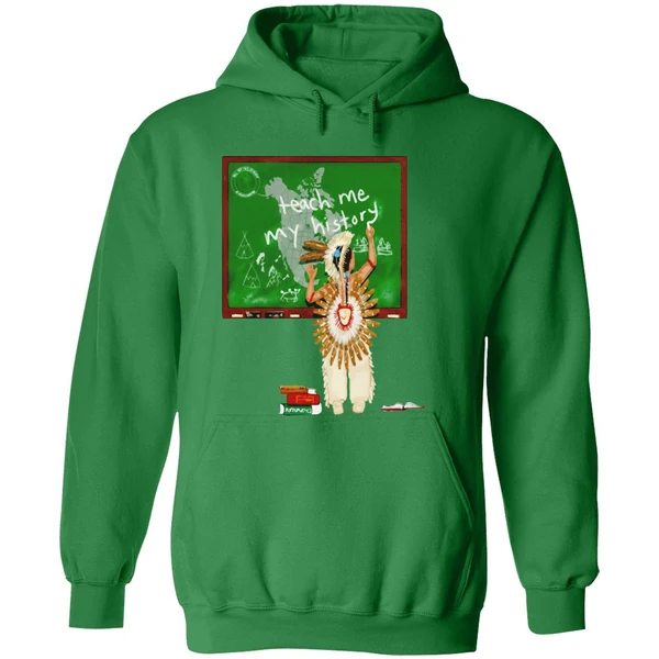 Teach Me My History Native Hoodie - Image 2