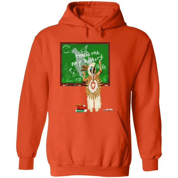 Teach Me My History Native Hoodie - Image 6