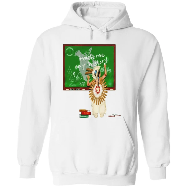 Teach Me My History Native Hoodie - Image 8