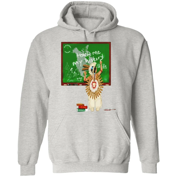 Teach Me My History Native Hoodie - Image 9