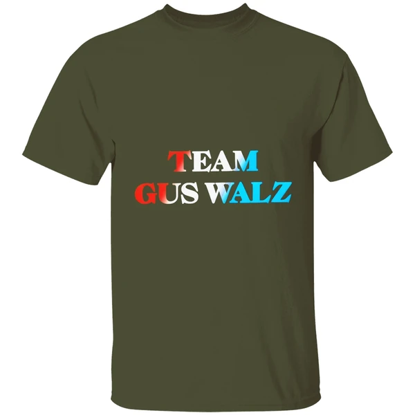 team gus walz harris walz 2024 shirt militarygreen