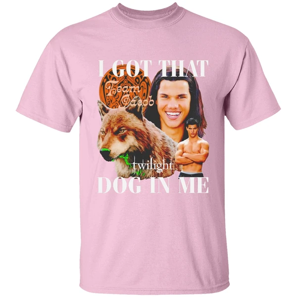 team jacob black i got that dog in me shirt lightpink