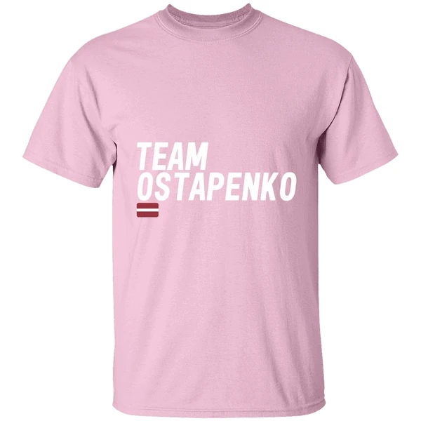 team ostapenko shirt lightpink
