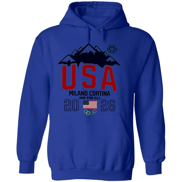 Team Usa 2026 Olympic Milano Cortina One For All Hoodie - Image 7
