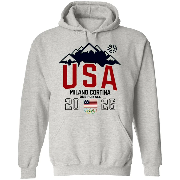 Team Usa 2026 Olympic Milano Cortina One For All Hoodie - Image 9