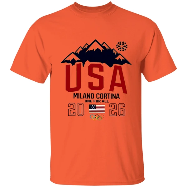 Team Usa 2026 Olympic Milano Cortina One For All Shirt - Image 3
