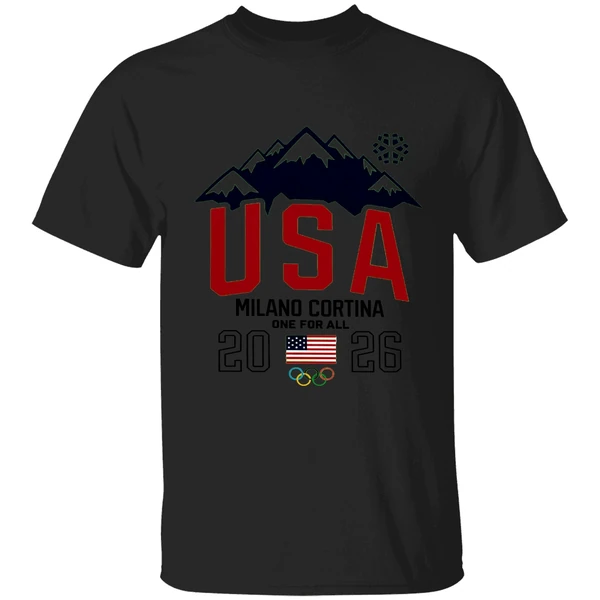 Team Usa 2026 Olympic Milano Cortina One For All Shirt - Image 7