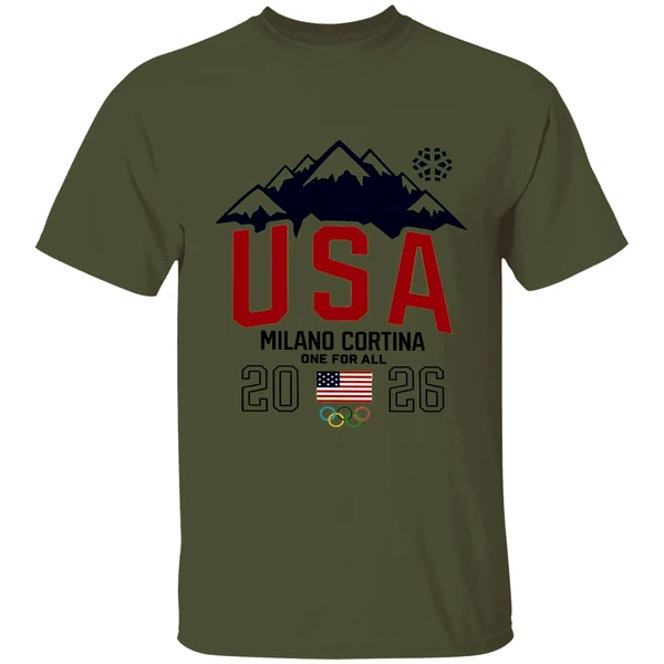 Team Usa 2026 Olympic Milano Cortina One For All Shirt - Image 9