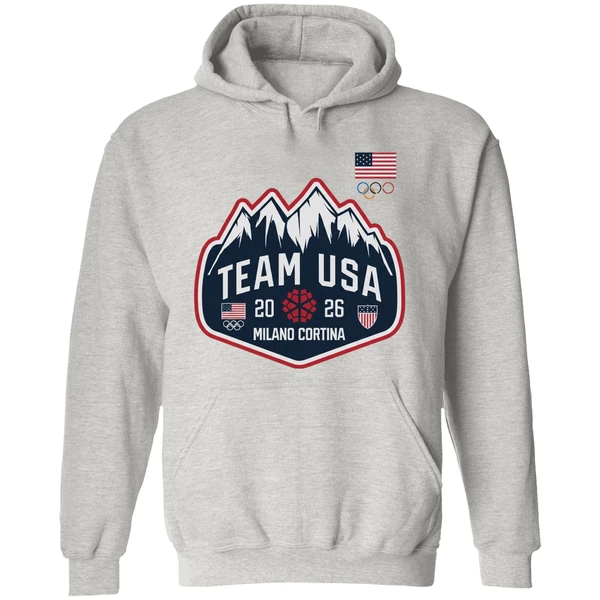 Team Usa Milano Cortina 2026 Logo Hoodie - Image 9