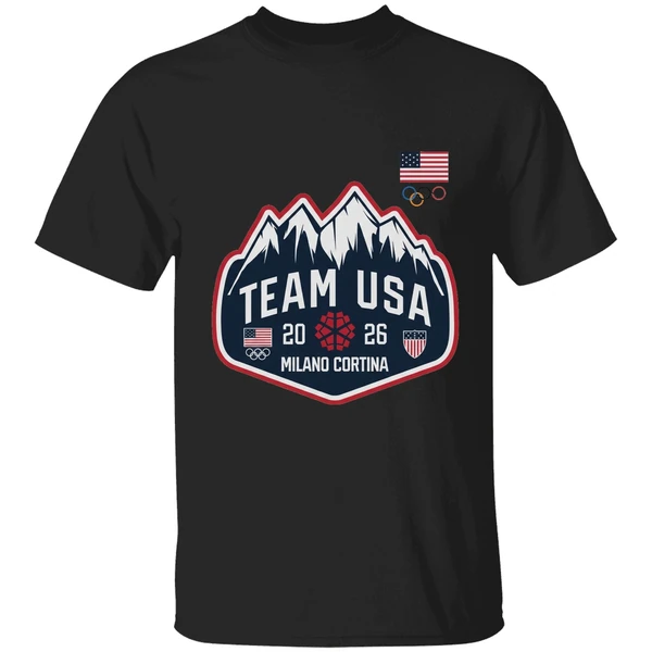 Team Usa Milano Cortina 2026 Logo Shirt