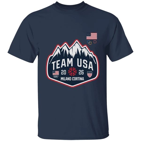 team usa milano cortina 2026 logo shirt navy