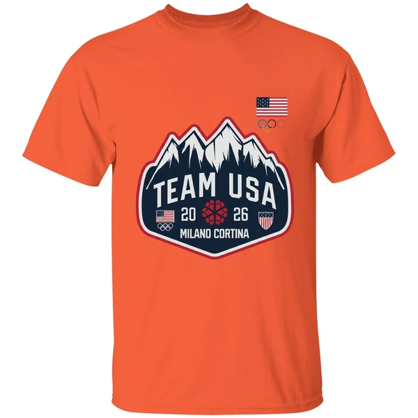 Team Usa Milano Cortina 2026 Logo Shirt - Image 6