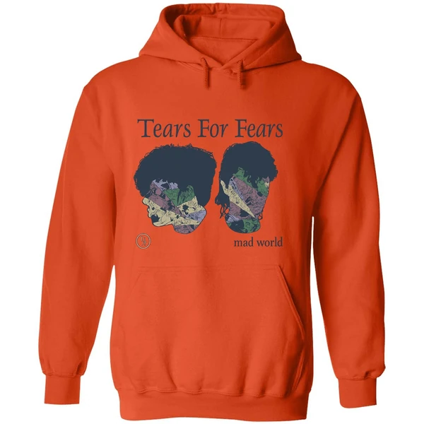 Tears For Fears Mad World Familiar Faces Hoodie - Image 6