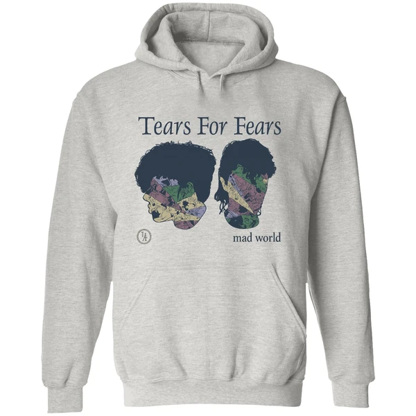 Tears For Fears Mad World Familiar Faces Hoodie - Image 9