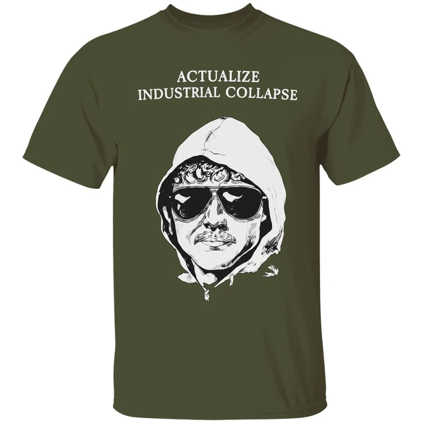Ted Kaczynski Actualize Industrial Collapsi Shirt - Image 4