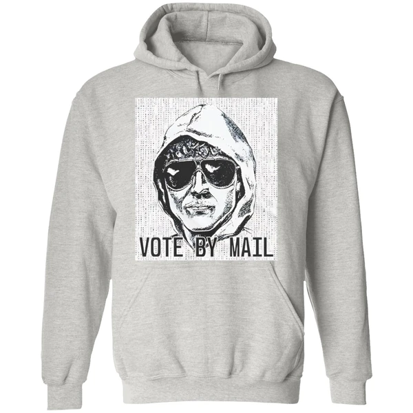 Ted Kaczynski Vote By Mail Hoodie - Image 9