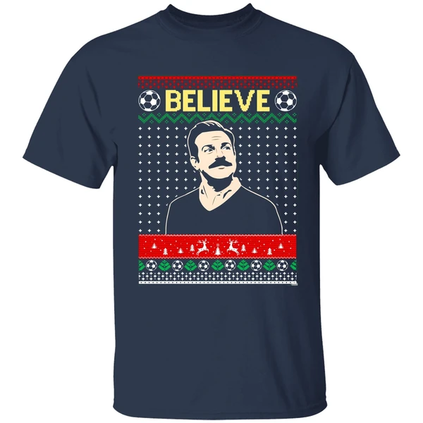 Ted Lasso Believe Christmas Shirt - Image 5