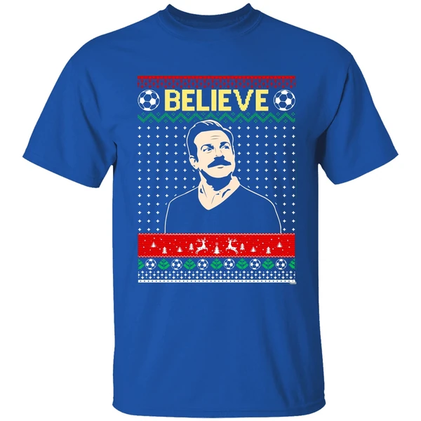 Ted Lasso Believe Christmas Shirt - Image 8