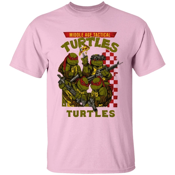 Teenage Mutant Ninja Turtles Middle Age Tactical Turtles Art Shirt - Image 2