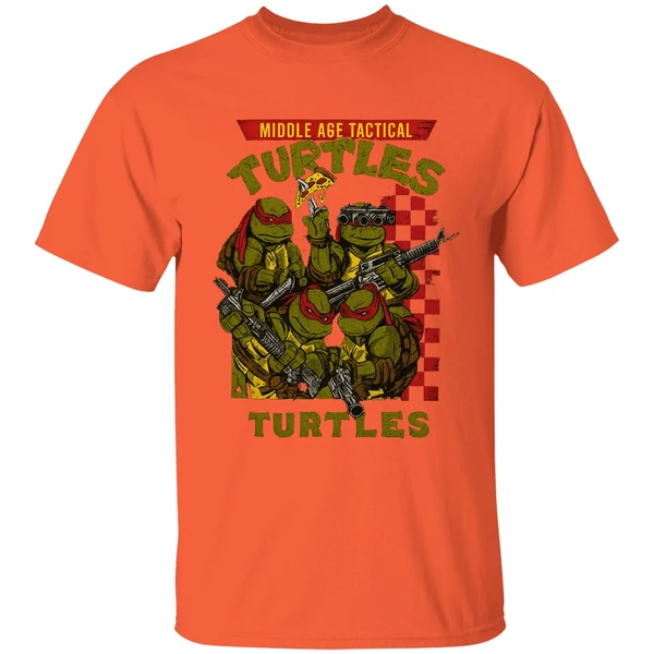 Teenage Mutant Ninja Turtles Middle Age Tactical Turtles Art Shirt - Image 5