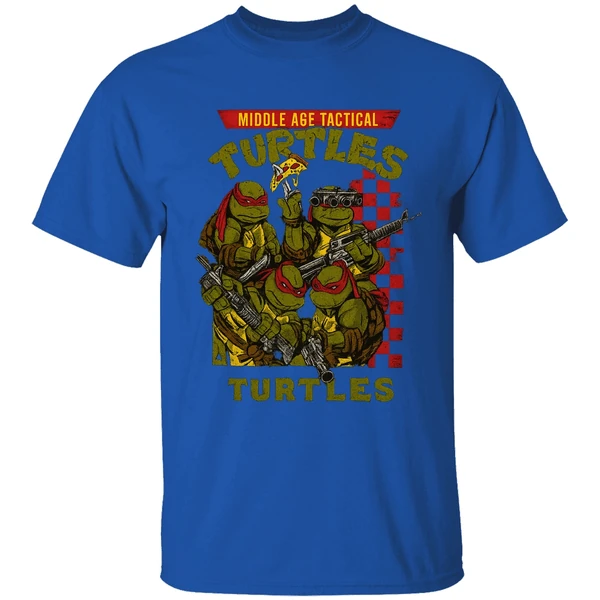 Teenage Mutant Ninja Turtles Middle Age Tactical Turtles Art Shirt - Image 7