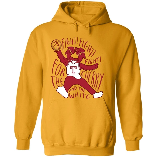 Temple Owls Fight For The Cherry And The White Hoodie