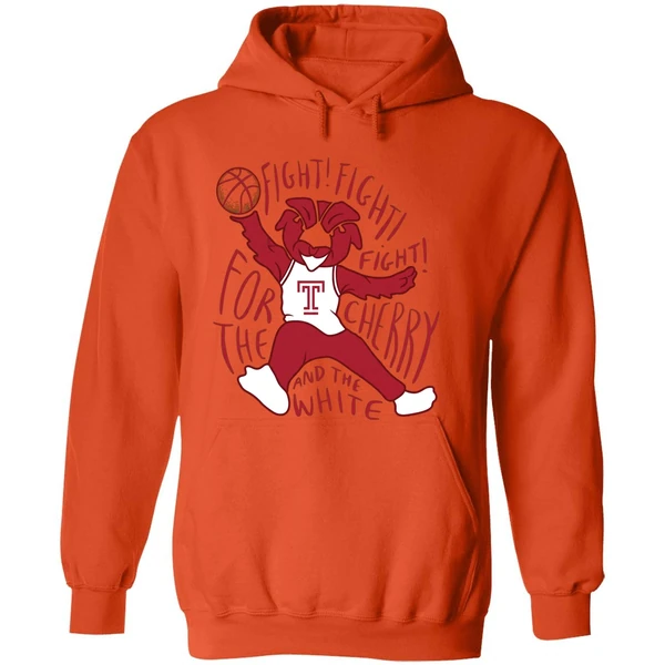 Temple Owls Fight For The Cherry And The White Hoodie - Image 6