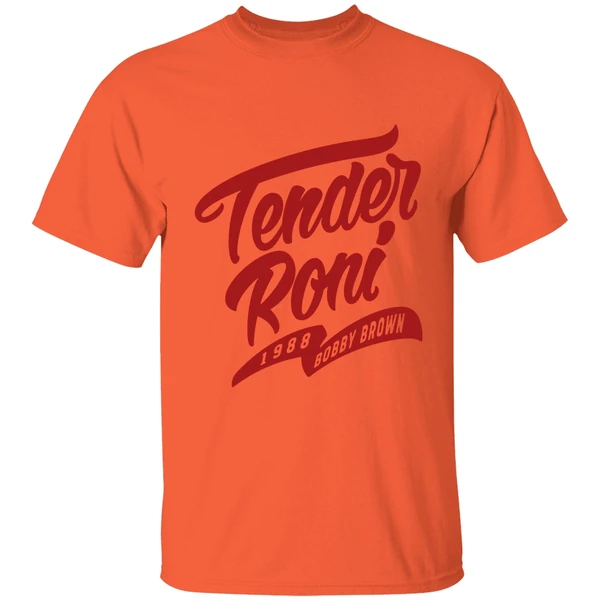 tender roni 1988 bobby brown shirt orange