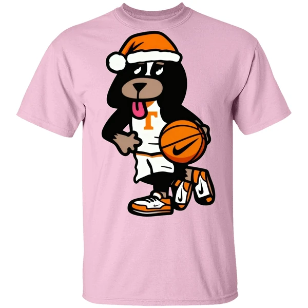 Tennessee Basketball Santa Smokey Package Shirt Tennessee Basketball Santa Smokey Package Shirt
