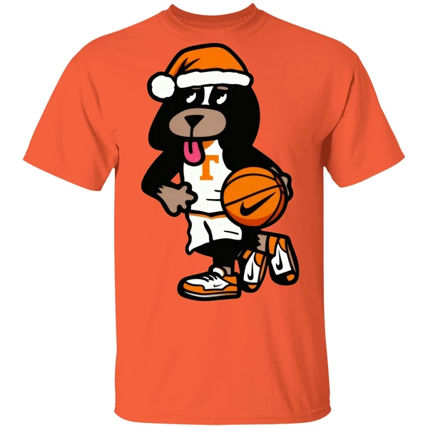 Tennessee Basketball Santa Smokey Package Shirt - Image 5