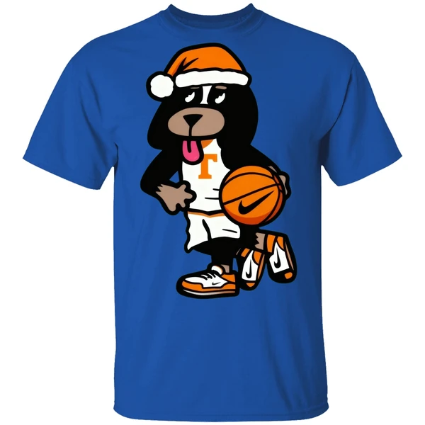 Tennessee Basketball Santa Smokey Package Shirt - Image 7