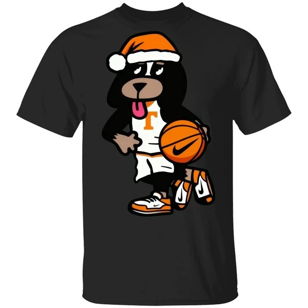 Tennessee Basketball Santa Smokey Package Shirt - Image 9