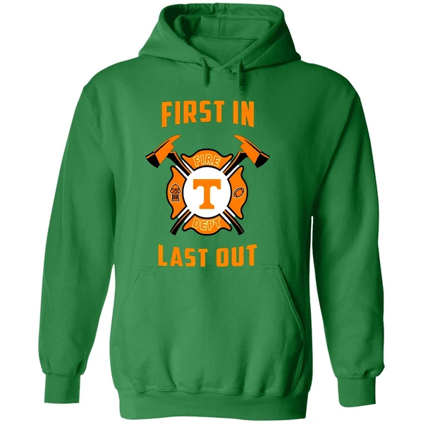 Tennessee Volunteers First In Fire Dept Last Out Hoodie - Image 2