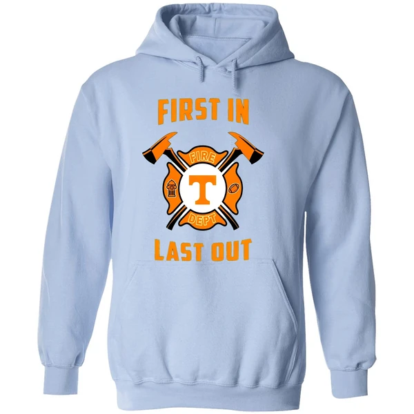 Tennessee Volunteers First In Fire Dept Last Out Hoodie - Image 4