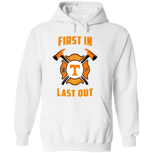 Tennessee Volunteers First In Fire Dept Last Out Hoodie - Image 8