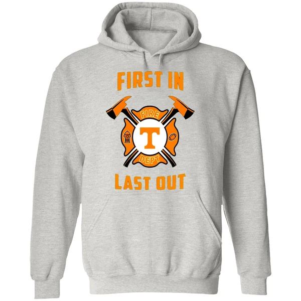 Tennessee Volunteers First In Fire Dept Last Out Hoodie - Image 9