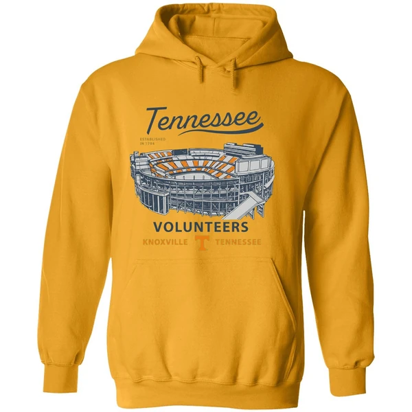 Tennessee Volunteers Socialite Game Day Checkered Stadium Hoodie